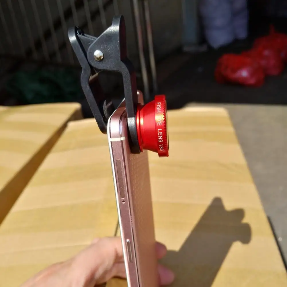 High-quality 0.67X Wide Angle Universal Portable Fish Eye Wide Angle 4K Phone Lens Phone Fish Eye Lens High Transmittance