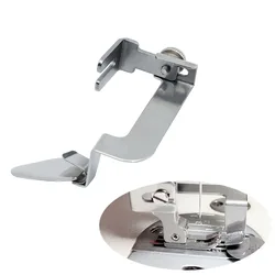 Industry Sewing Machine Adjustable Down Turn Hemmer Folde Feet Guide Parts Lighting Fabric Presser Foot Stitching Seam Curler