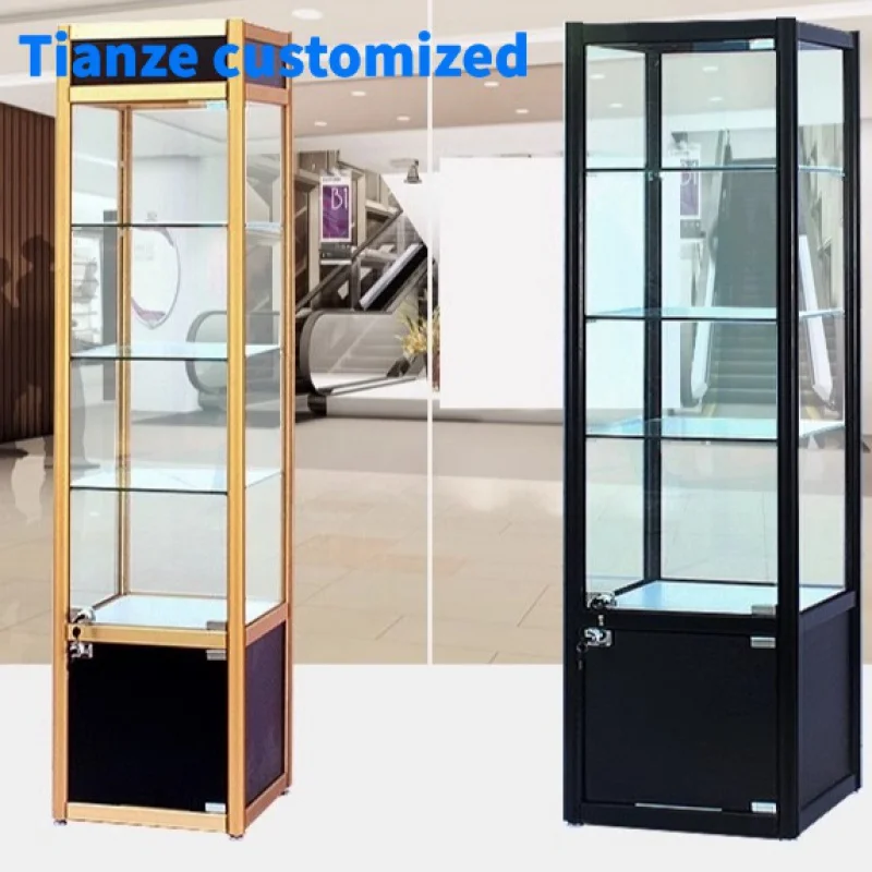 （customized）Hot Sale Display Showcase Cabinet Shelf With Led Light Box Display Shop Of Toy Model