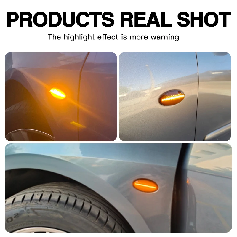 2PCS LED Seite Marker Lichter Blinker Lampen Canbus Für Mazda 2 2011-2014 3 2004-2009 5 2006-2010 MPV 2004-2006 Auto Zubehör