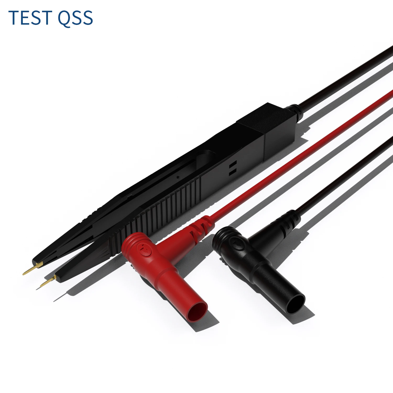 

QSS SMD LCR Chip Capacitance Inductor Resistance Test Clip Meter Lead Probe Multimeter Tweezer for Electronic Component Testing