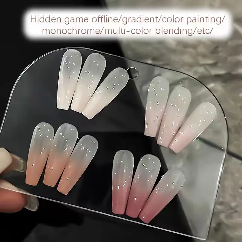 Colle à tapotement quatre en un, colle à tapotement de couleur nue populaire avec 4 couleurs, multifonctionnelle pour l'impression de couleurs dégradées et la poudre