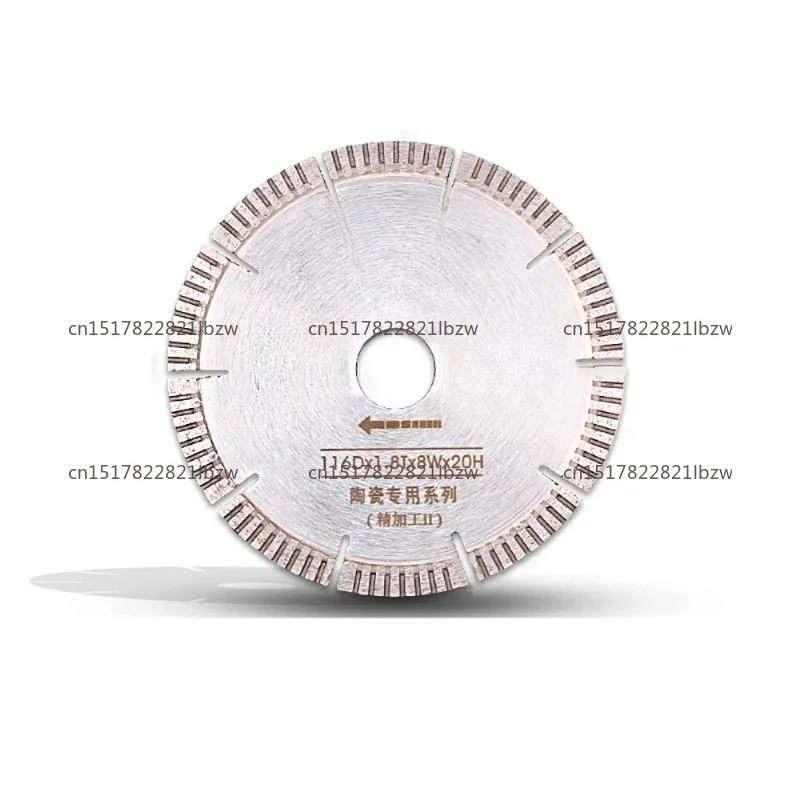 10Pcs/Set Diamond Saw Blade Marble Stone Ceramic Tile Cutter Saw Blade Tile Cutting Machine 116Dx1.8Tx8Wx20MM