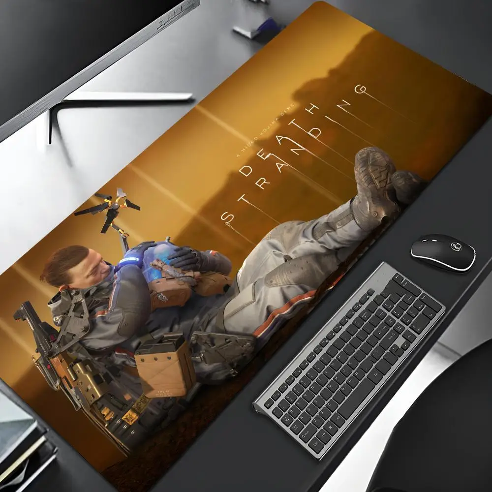 Death Stranding Mouse Pad Cartoon Lockedge Large Gaming Pad Computer Gamer Keyboard Mat Desk Mousepad PC Desk Pad