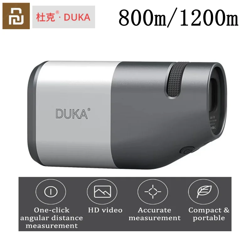 Youpin Duka Atuman TR1 LCD Screen Sightseeing Telescope Rangefinder 800/1200M Laser Distance Meter for Golf Sport Hunting Travel