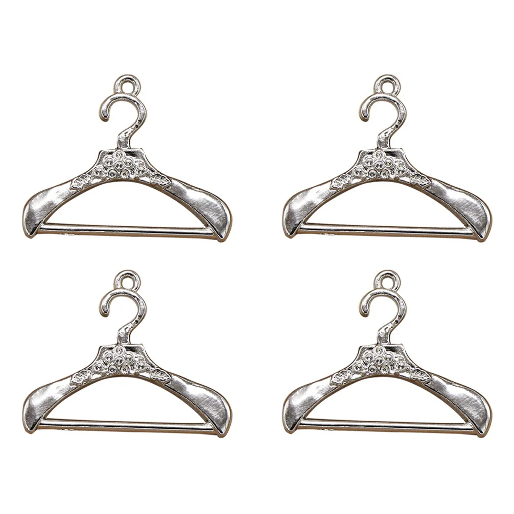 

20pcs Alloy Coat Hanger Pendant Charms DIY Jewelry Making Accessories for Necklace Bracelet ( Silver)