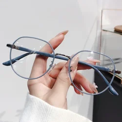 New Style Anti-blue Light Flat Mirror Women's Myopia Glasses Frame Internet Celebrity Live Streaming Trendy Street Glasses