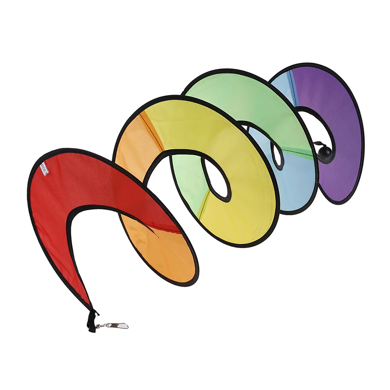 Tienda de campaña colorida plegable, molino de viento en espiral, Spinner de viento, juguetes de decoración del hogar