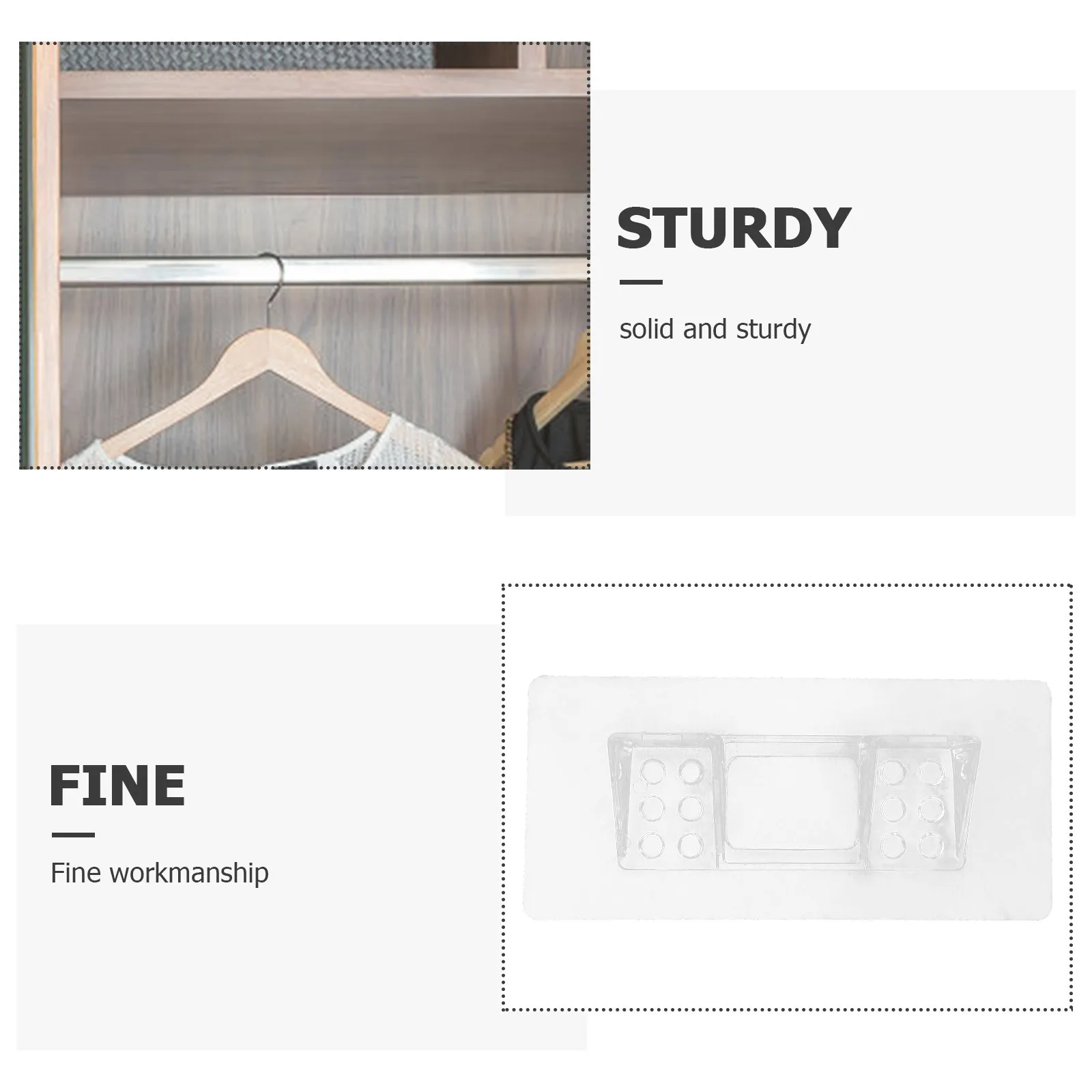 

10 шт., штифты без дрели, сверхмощные колышки для книжных полок, зажимы для шкафа, держатели для кухонного шкафа, ванной комнаты, прочные опорные кронштейны для полок, шкаф