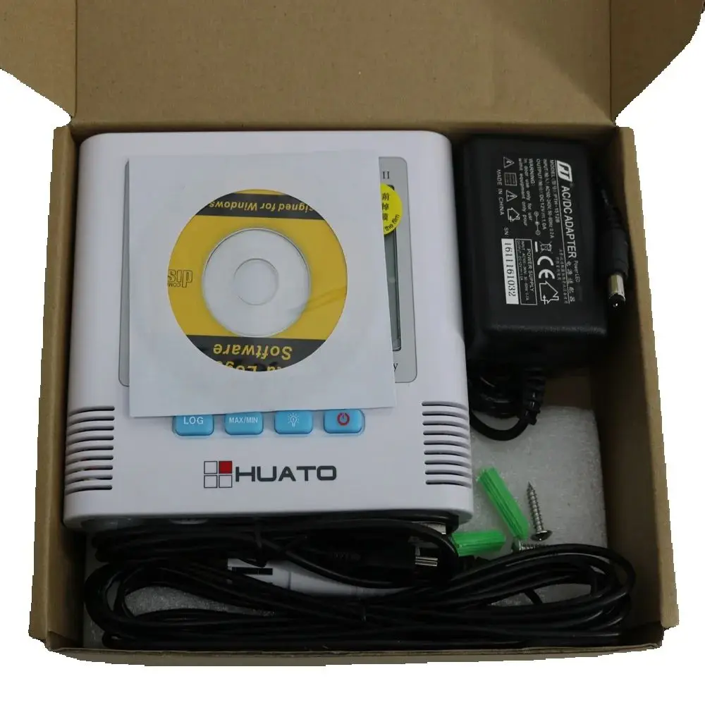 Huato S500-EX Alarm Temperature Humidity Data Logger Temperature and Humidity Recorder Range -40~+85℃
