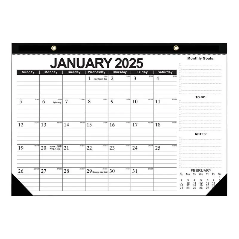 2025 Wall Calendar Hangable Flipping Wall Calendar mark record small daily achievements Simple Calendar for Home School Offices