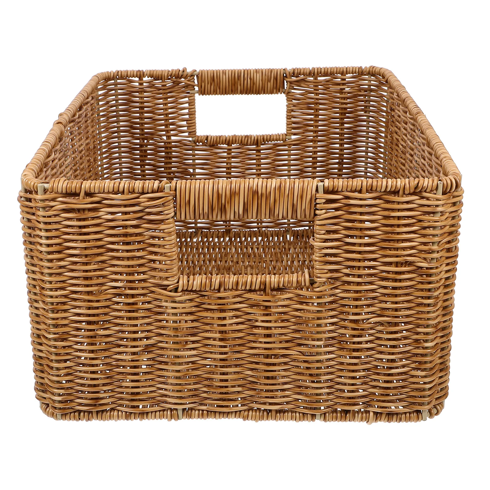 

to Weave Imitation Rattan Storage Basket Child Bins Bread Pp Seagrass Organizer Baskets