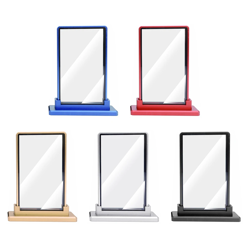 Aluminium Frame FOR P-S-A/ 35ptGraded Cards Protector UV Protection Transparent Card Protective Case Double-sided Glass Durable