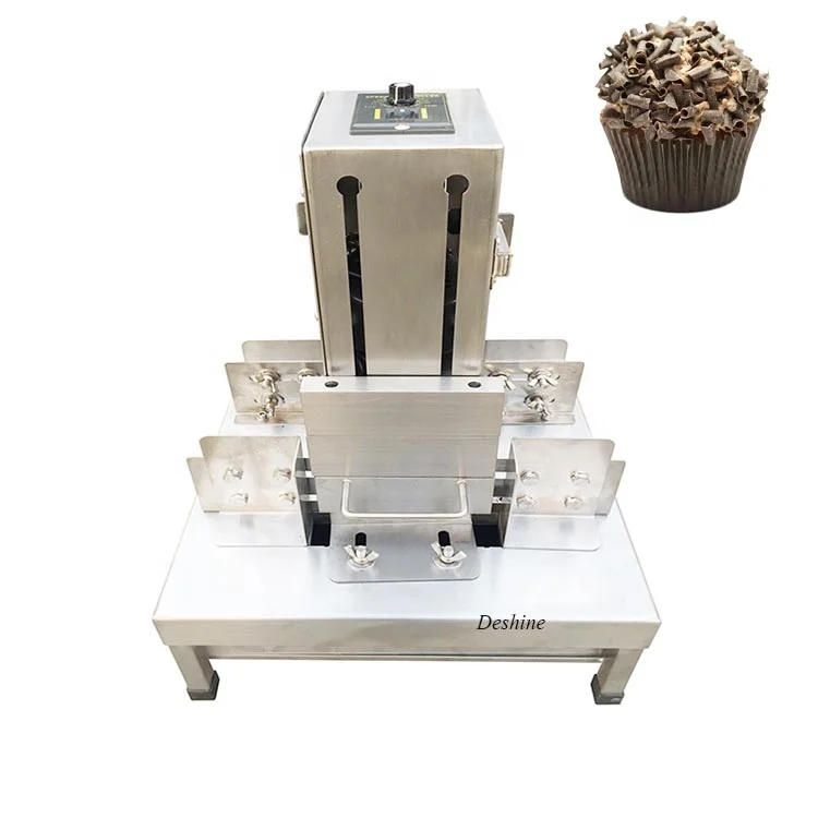 Commercial Chocolate Guitar Slice Cutter Chocolate Chip Shaving Making Cutting Scraping Machine