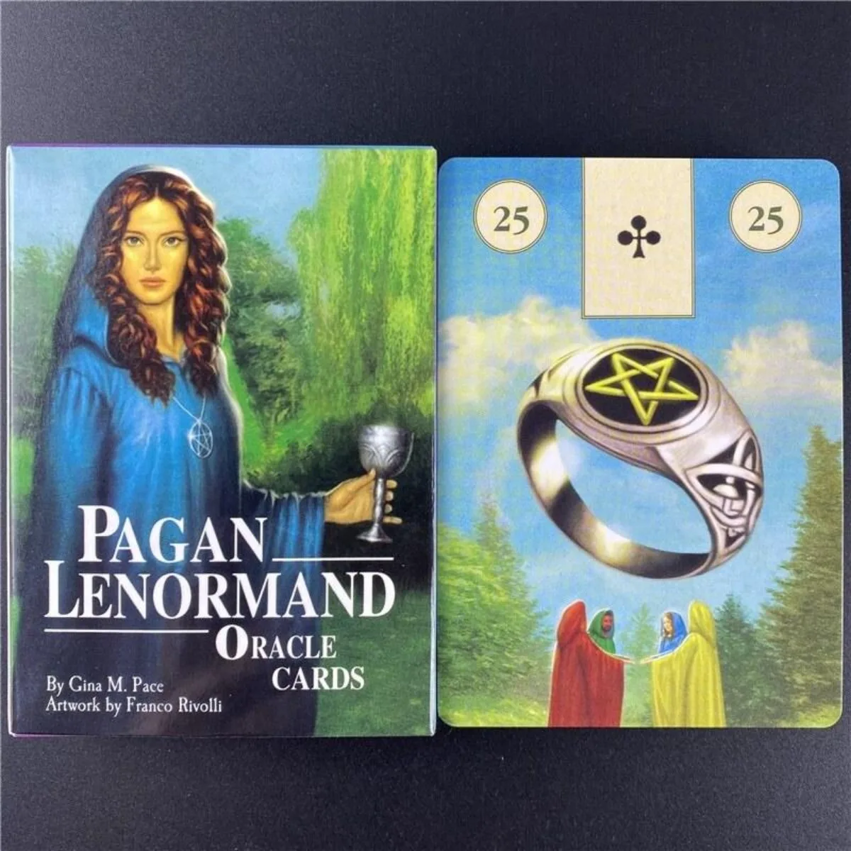 Pagan Lenormand Oracle Cards Full English Classic Board Games Imaginative Oracle Divination Fat Game Tarot Cards With PDF