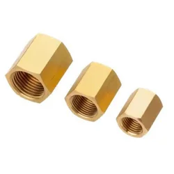 Brass Copper Hose Pipe Fitting Hex Coupling Coupler Fast Connetor Female Thread 1/8