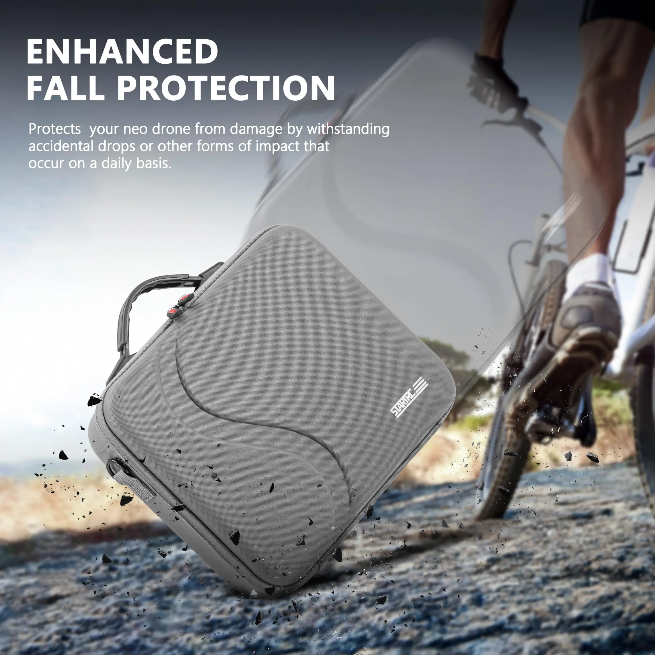 Portable PU Storage Carrying C - Drone Dji Rc N2 ulasan dan harga