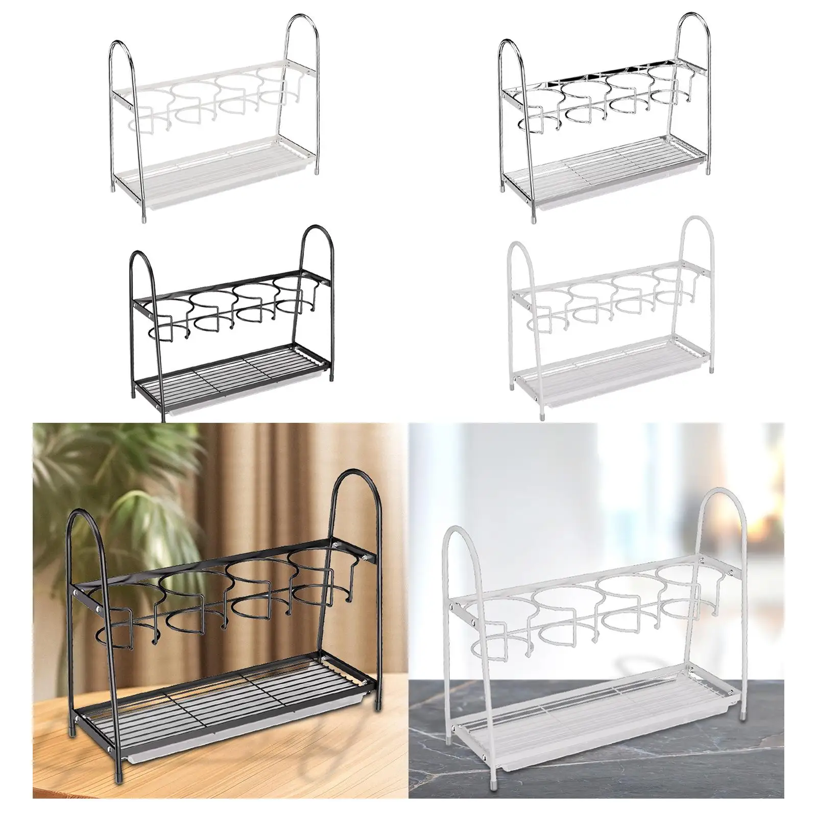 

Water Bottles Organizer Rack Multifunction Cabinet Gift Water Mug Organizer