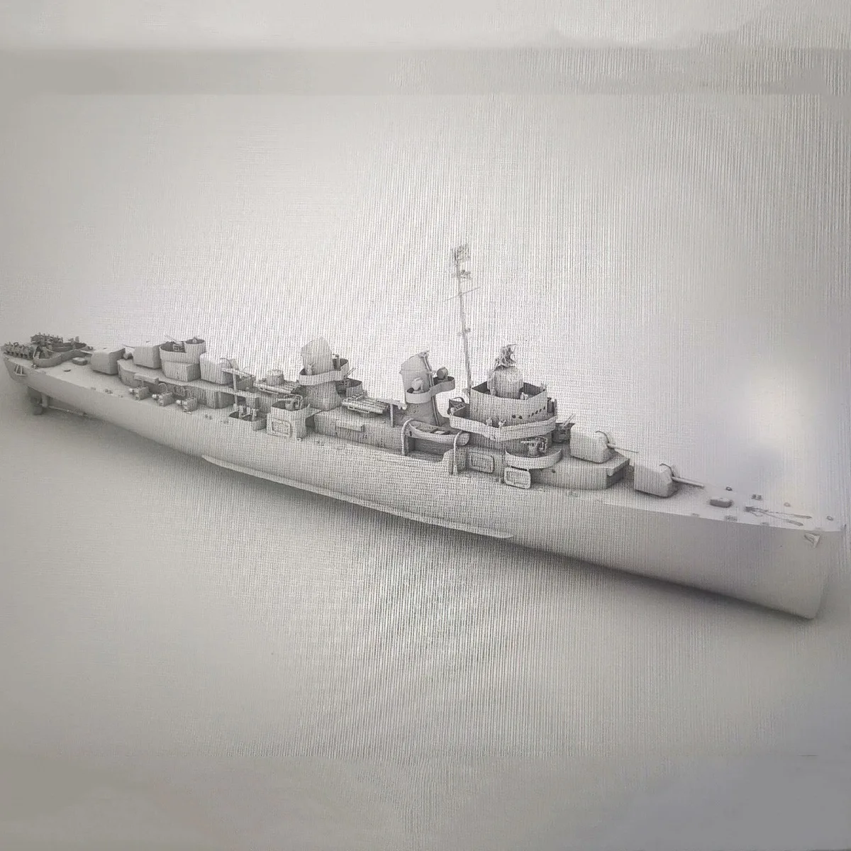

1/72 RC Ship 160 см Fletcher Class Destroyer Корабль с дистанционным управлением Светоотверждаемый детали Печать RC Модель корабля Комплект игрушки для взрослых в подарок