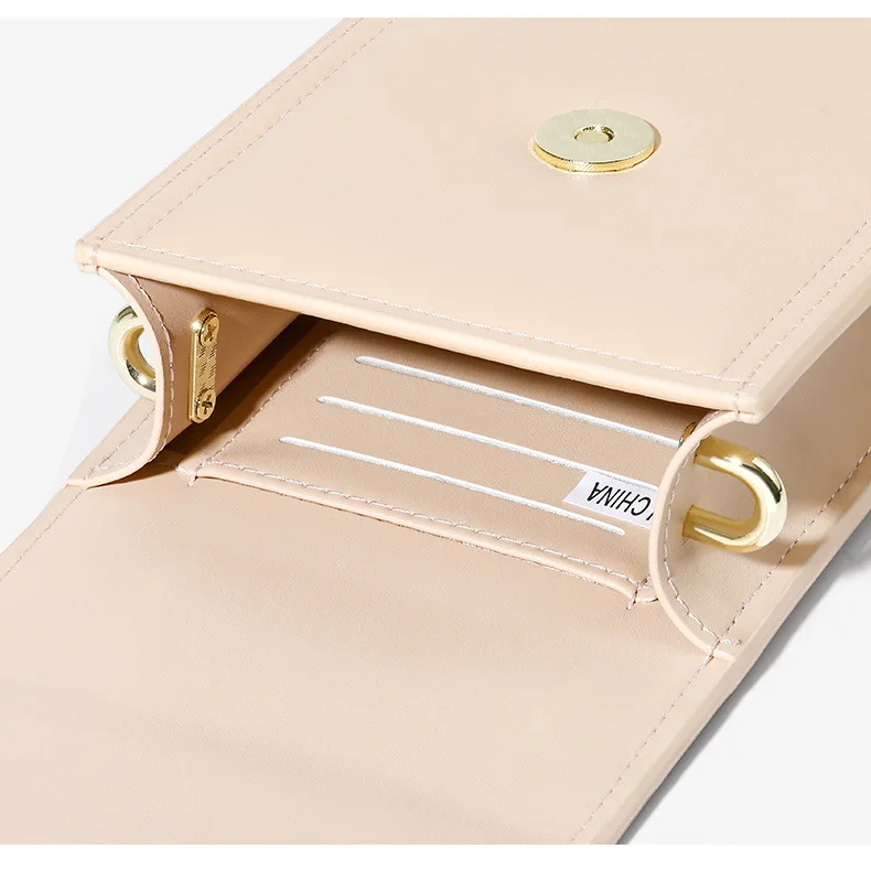 حقيبة كروس نسائية صيفية عمودية خفيفة الوزن ولطيفة من جلد البولي يوريثان، حقيبة يد عصرية للهاتف، تصميم حصري عبر الحدود