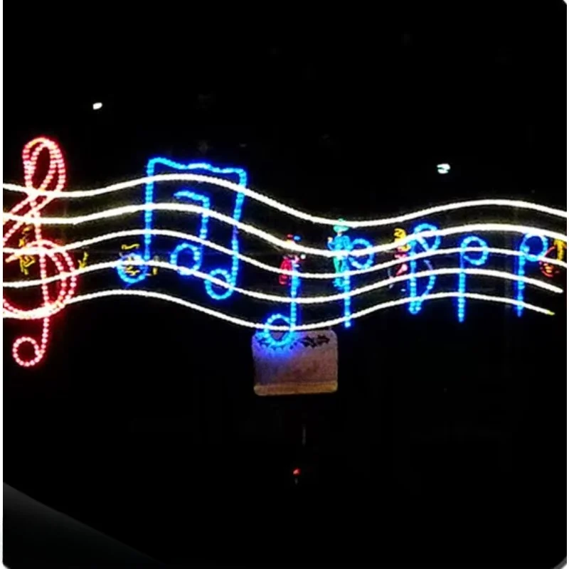 Custom IP65 Waterproof Metal Frame Rainbow Light Emitting Diode Light Pattern