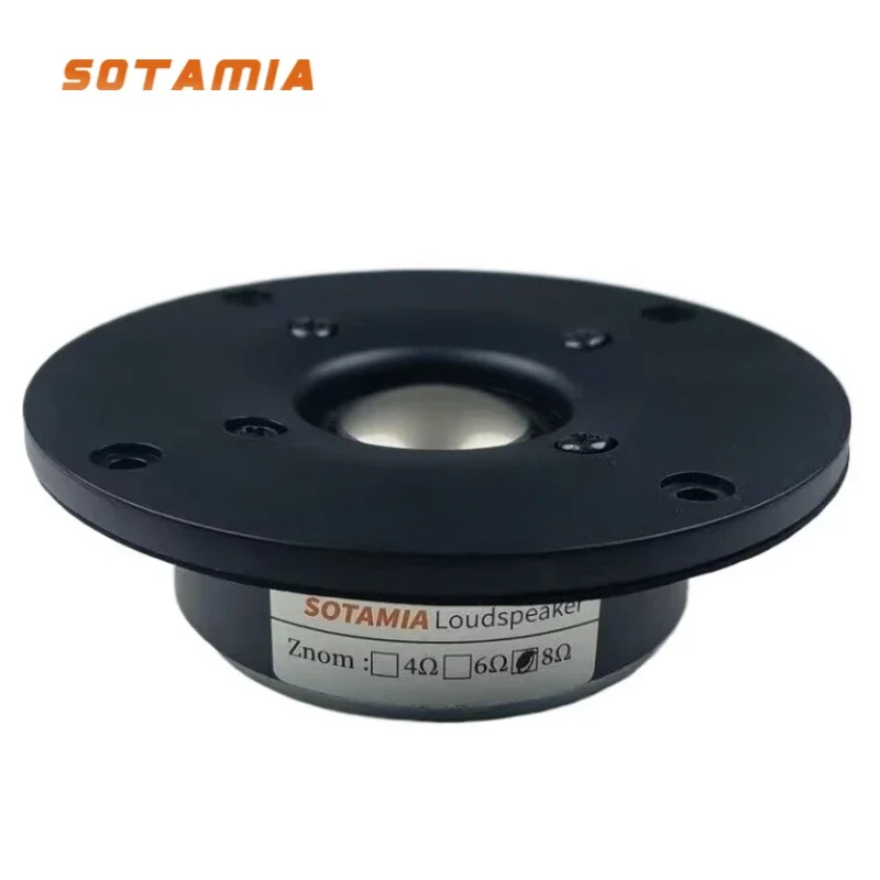 

SOTAMIA 1Pcs 4 Inch Tweeter Audio Driver 8 Ohm 80W Titanium Treble DIY Bluetooth Speaker Music Home Theater Bookshelf Speakers