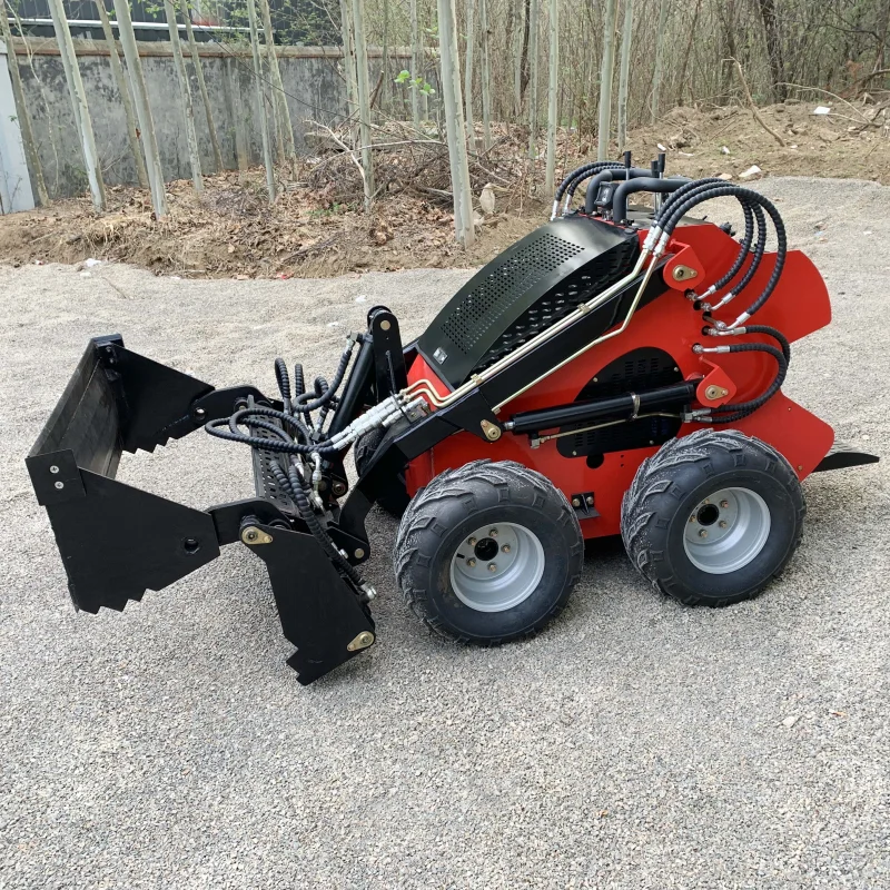 for Newest !!! small skid steer front end loader bucket mini loader skid steer attachment snow blower skidsteer used loaders