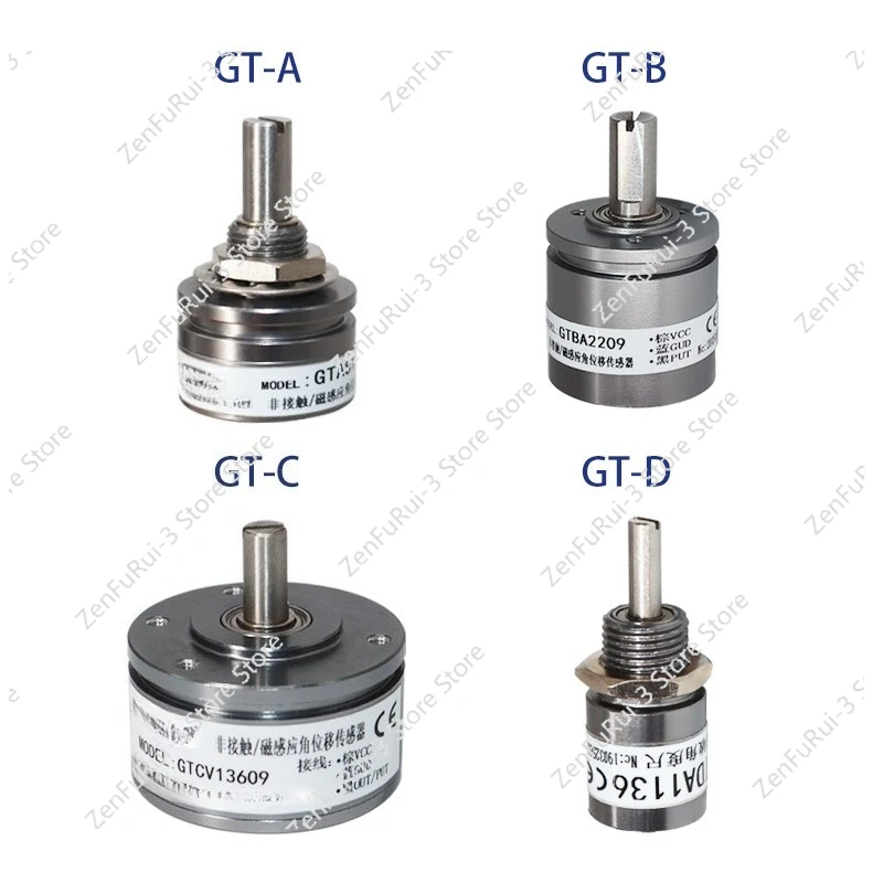 GT angle sensor, non-contact angle ruler 0-360 degree measurement, potentiometer