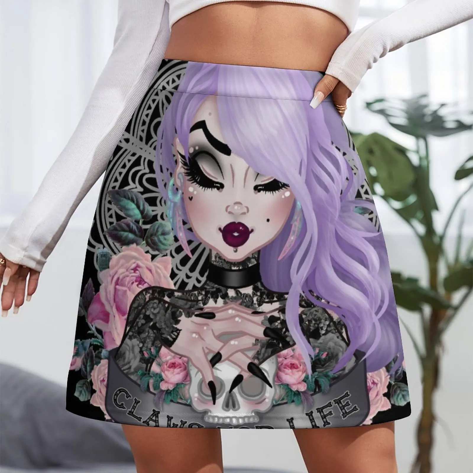 Claws for Life Purple Edition Mini Skirt Summer skirt fairy core short skirts for women novelty in clothes