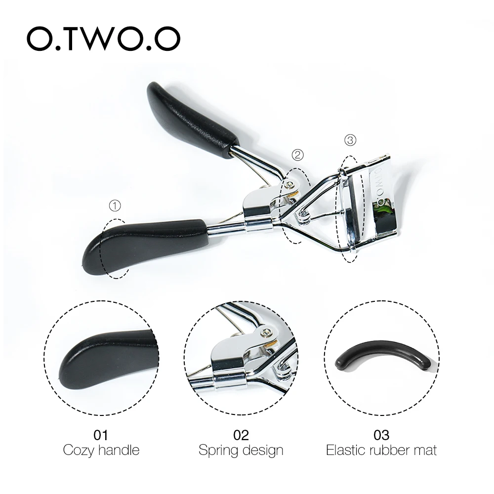 O.TWO.O Eyelash Curler Beauty Tools EyeLashes Nature Curl Style Cute Eyelash Handle Curl Eye Lash Curler 2 Colors Makeup Tools