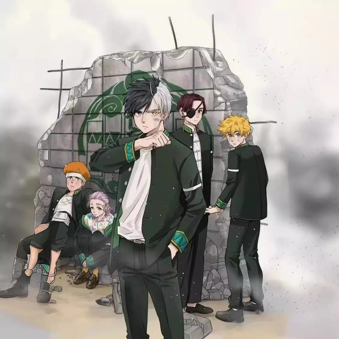 Wind Breaker Sakurayo Ume Miyako Su Fang Sunfly Sugita Kyotaro Cosplay Perücke