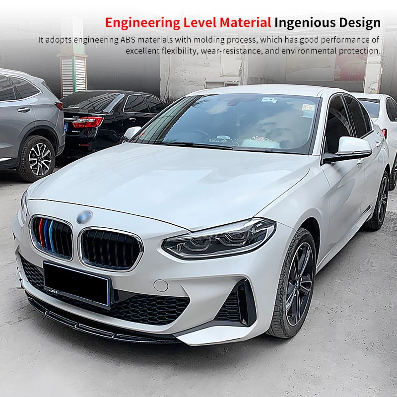 

For BMW 1 Series F20 F21 116i 118i 120i 2019-2022 Car Accessory Universal Front Bumper Splitter Lip Body Kit Spoiler Chin Plate