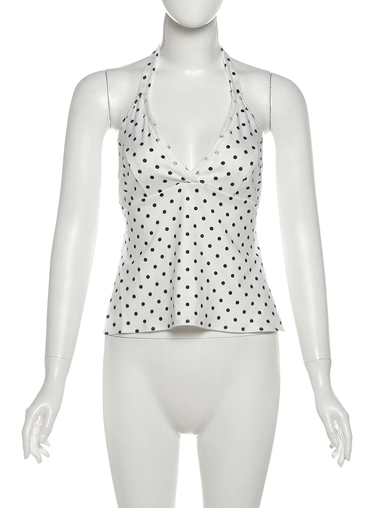 Nibber شيك منقطة طباعة المرأة 2 قطعة مجموعة الرسن بروتيل + فقاعة مرنة السراويل مطابقة كلوبوير عطلة الشاطئ الزي