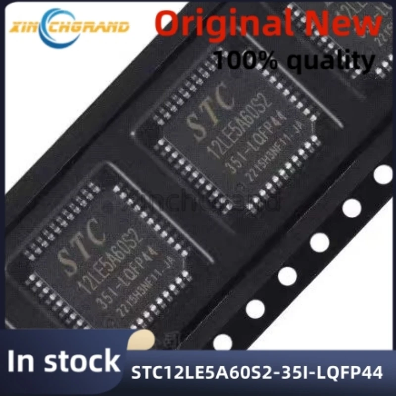 STC12LE5A60S2 STC12LE5A60S2-35I-LQFP44 STC12LE5A60 STC12LE IC MCU Chipset LQFP-44