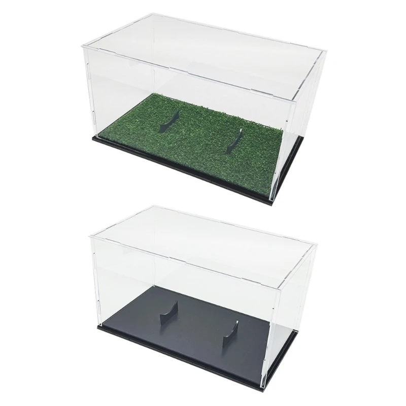 

Clear Sports Football Holder Container with Stand Acrylic Football Basketball Storage Box Clear Basketball Display Case