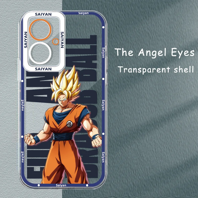 D-Dragon Balls Angel Eye Phone Case For OPPO Reno Realme Find X3 Lite 11 10 6 5 6Z 8T 8Z 5F 8 7 7i(Global) 5 Pro Plus Funda Soft