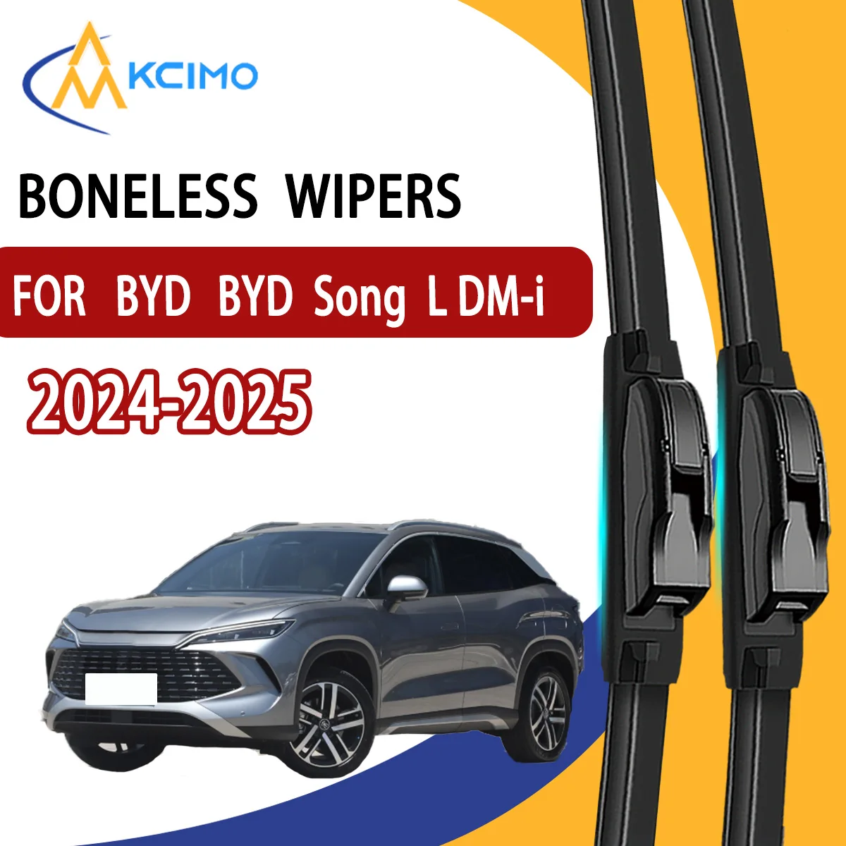 

2Pcs Front Windshield Wiper Blades For BYD BYD Song L DM-i 2024-2025 Windscreen Window Car Accessories