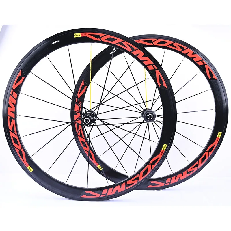 Road bike wheel set, 700C, 50mm, carbon steel, with v/c Brake, for bicycle