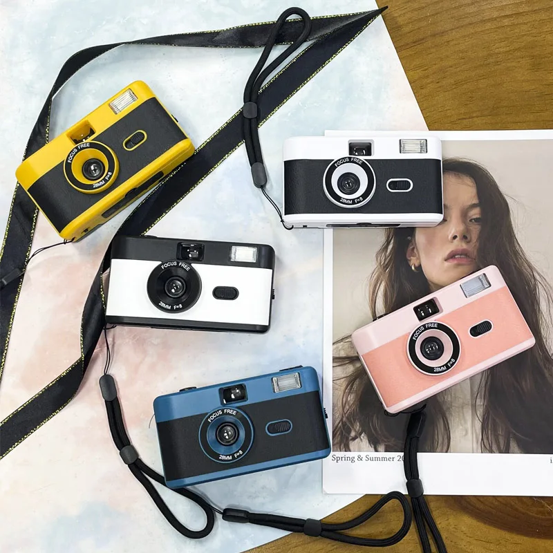 2024 New Retro M35 Camera Non-Disposable Reusable Camera 135 Film Fool With Flash Student Retro Film Film Machine