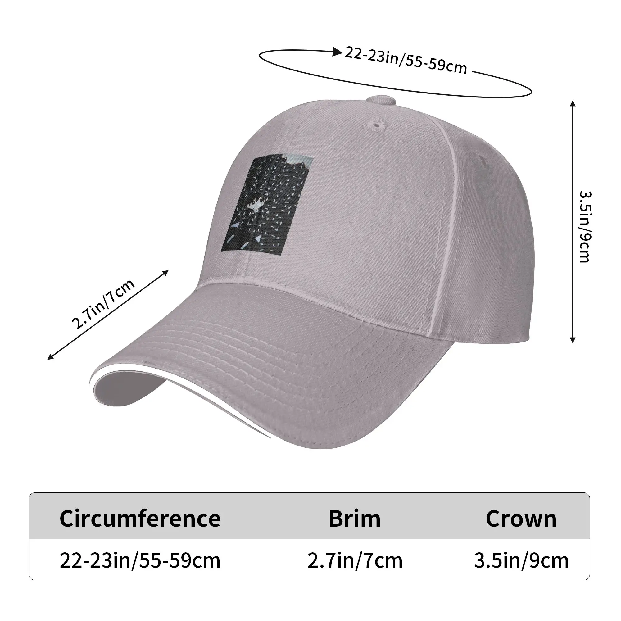 Omori Cat Mewo Animal Game Cap Casual Baseball Caps Adjustable Hat Hip Hop Summer Unisex Baseball Hats Customizable