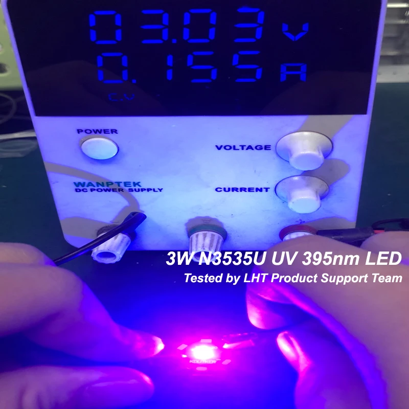 N3535U Series 3W 1000mA SMD 3535 Ultraviolet LED