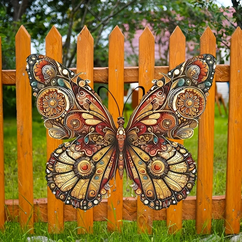 Butterfly Wall Hanging Decor, 3D Butterfly Wall Art Ornament, Home Interior Decoration for Living Room Bedroom