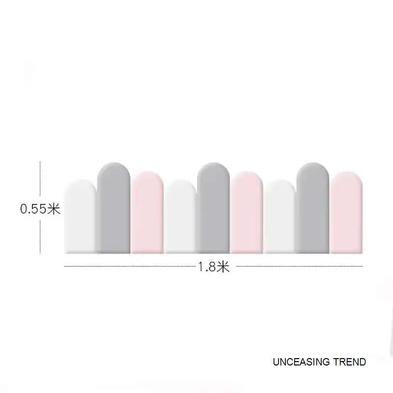 

Unique Cute Headboards Cream Wind Wall Stickers Nordic Adhesive Bed Header Children Simplicity La Tête De Lit Home Furniture