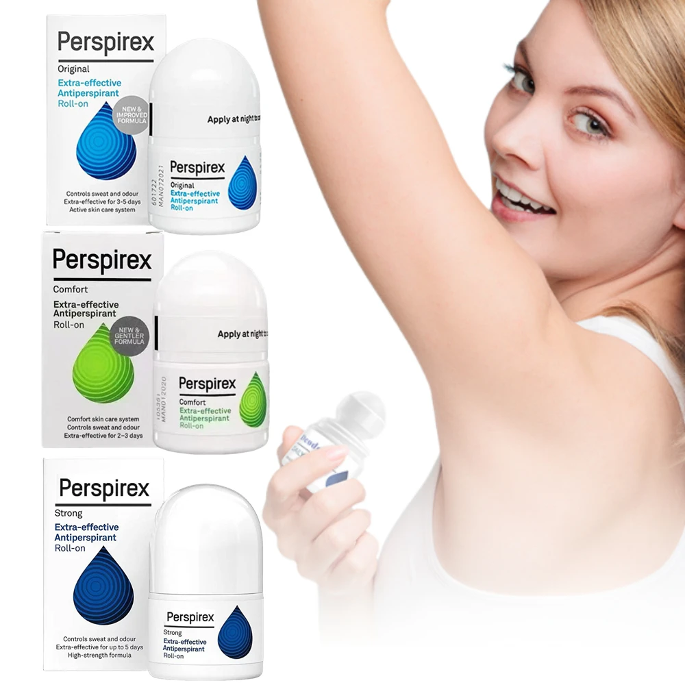 Denmark Perspirex Underarm Antiperspirant Roll On Deodorant Long Lasting Effective Sweat Control Fresh Deodorant Body Care