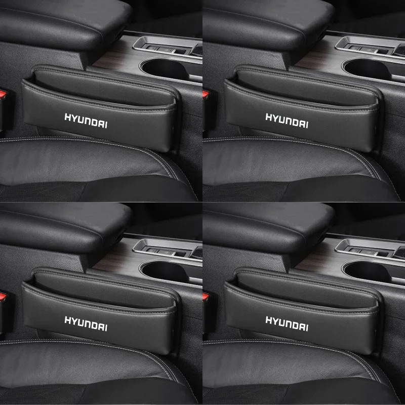 Multifunction Car Seat Gap Organizer Seat Crevice Slot Storage Box for Hyundai N LINE i30 i20 Sonata Accent Tucson Elantra Azera