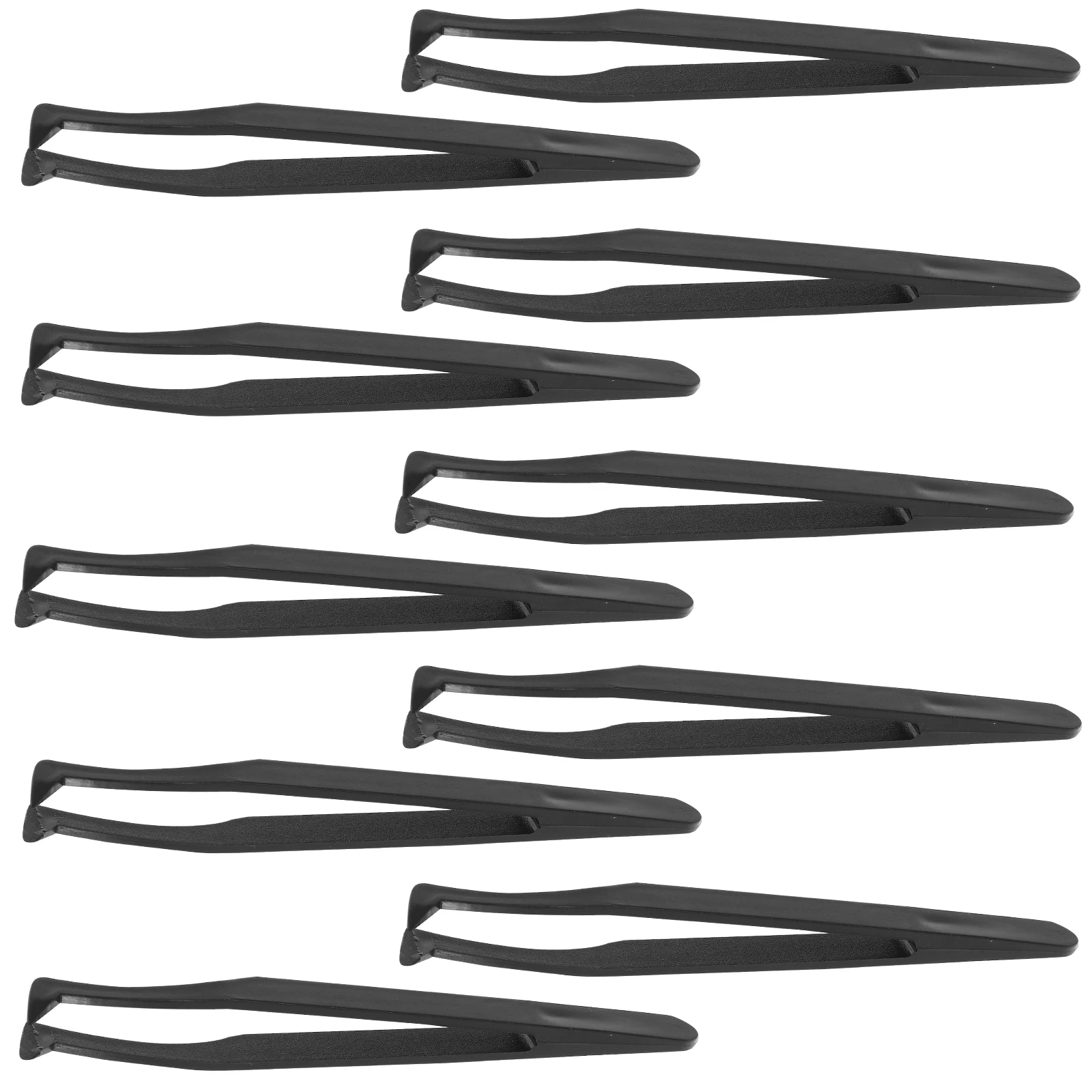 

10PCS Plastic Tweezers Ergonomic Grip Precision Kit for Crafts Electronics Making Bulk Small Tweezers Jewelry Pliers