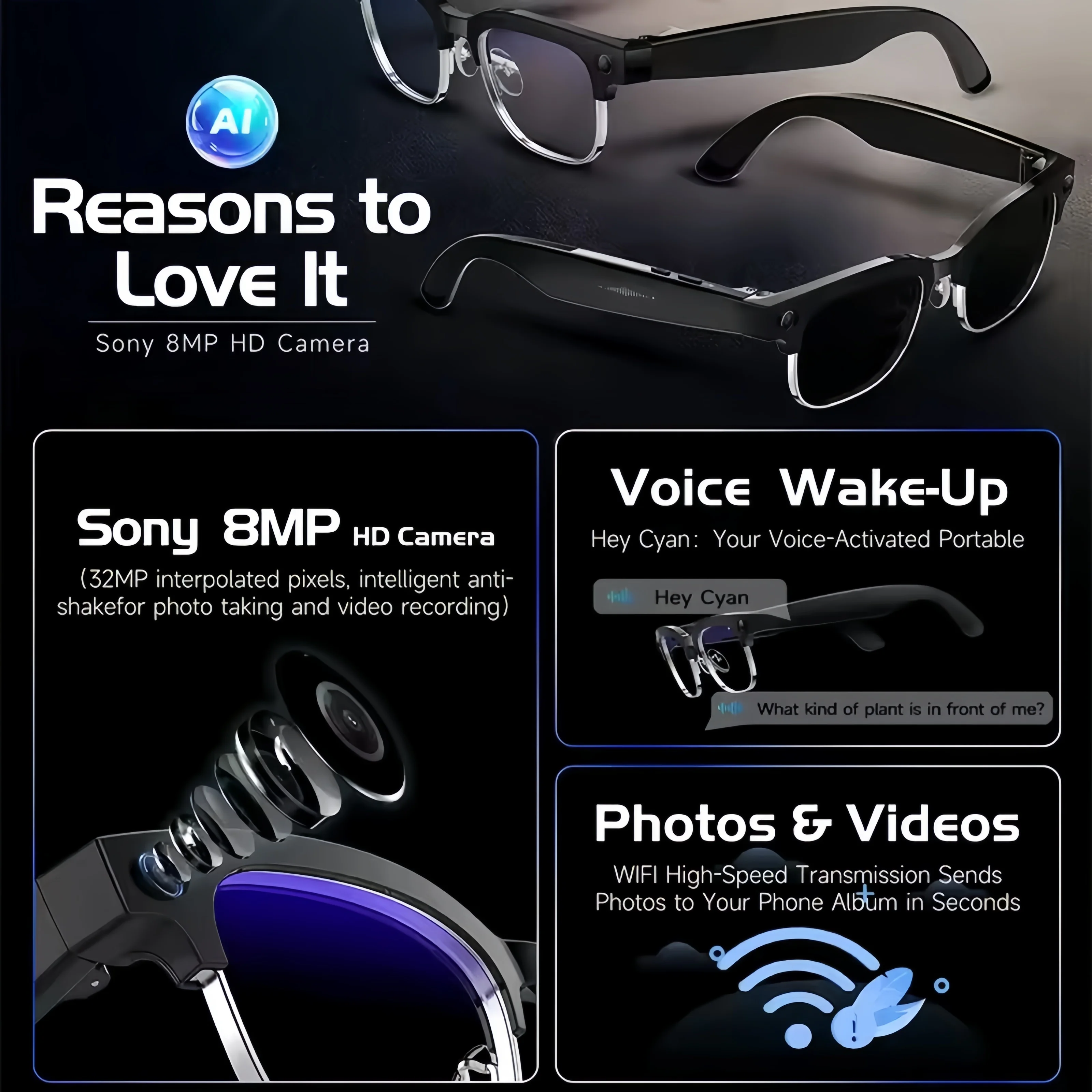 2026 New Upgrade smart glasees - Men'S Fashion Glasses 2026 评论和价格