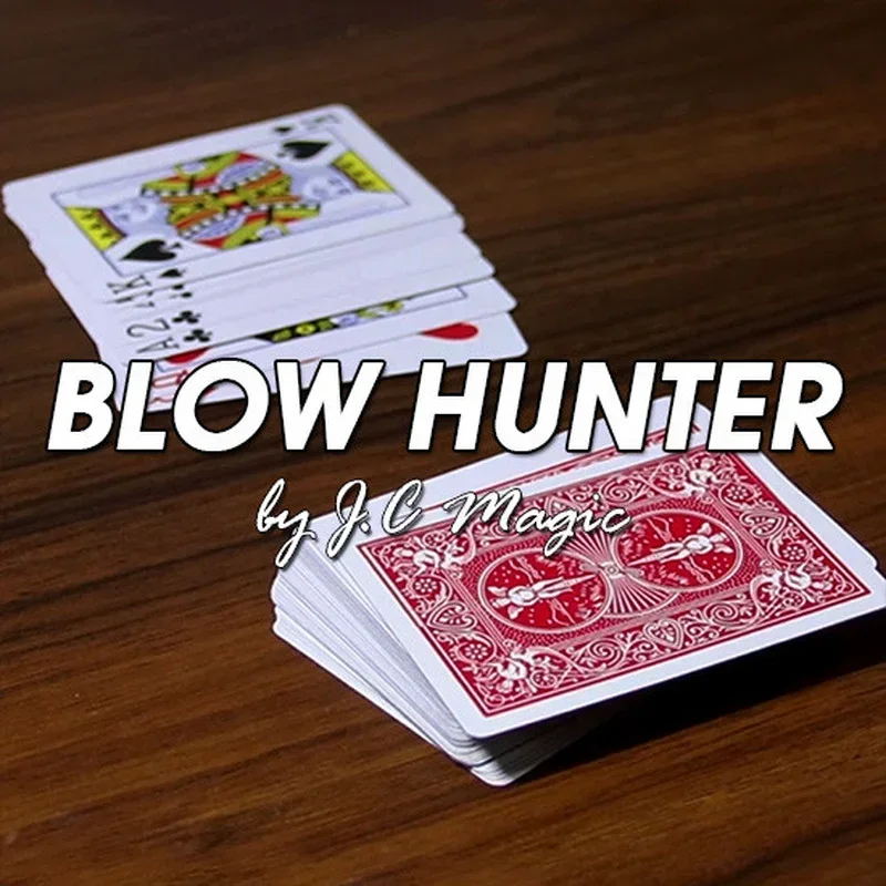 Blow Hunter by J.C Magic Close up Magic Tricks Card Magic Find the Chosen Card Magia Magie Magicians Prop Accessory Illusion