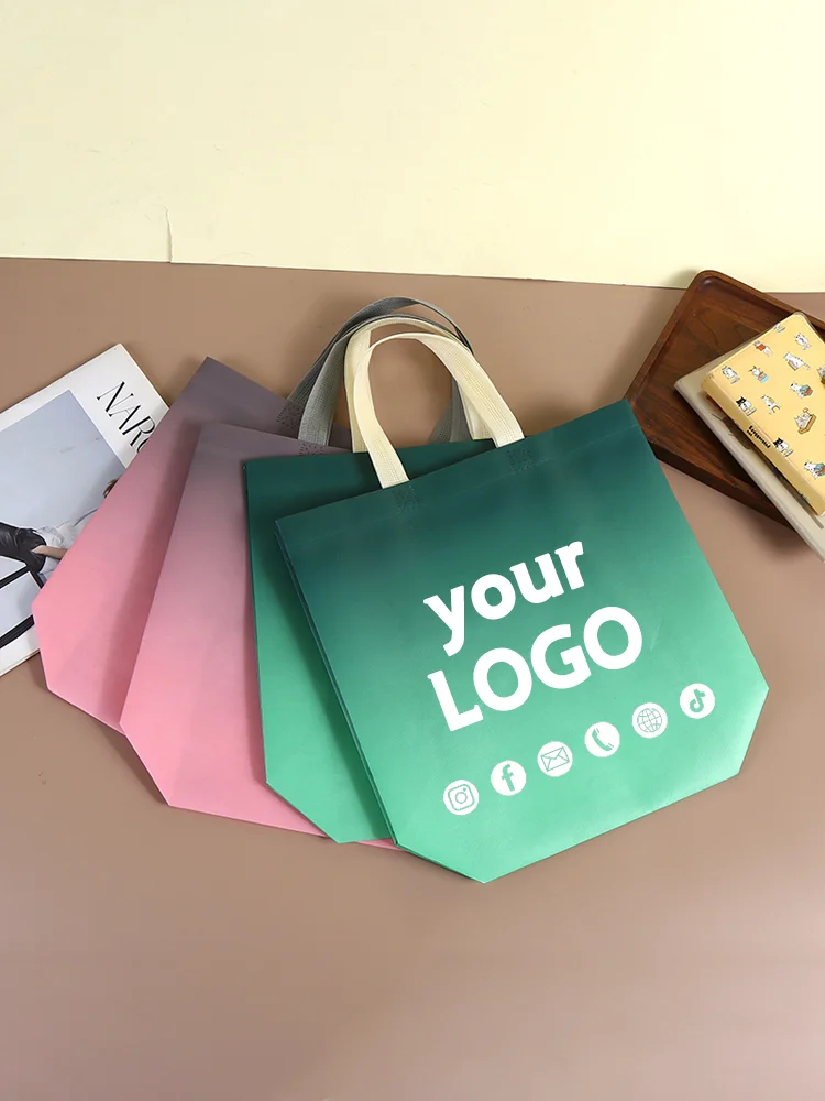 أكياس التعبئة والتغليف المخصصة لكبار الشخصيات أكياس الهدايا طباعة شعار مزاد خاص #6