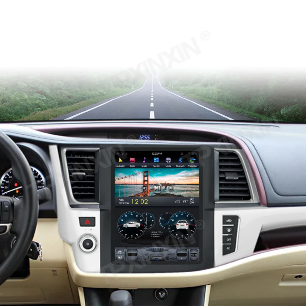 

Qualcomm For Toyota Highlander 2014 2015 2016 2017 2018 Android Car Radio Automotive Multimedia Player GPS Navigation Head Unit